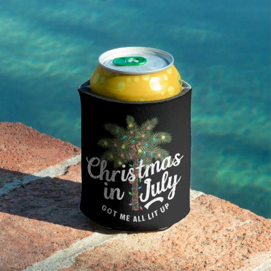 7月なのにクリスマス気分でワクワク 缶クーラー (インサイチュ プール)