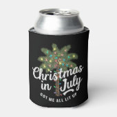 7月なのにクリスマス気分でワクワク 缶クーラー (缶正面)