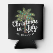 7月なのにクリスマス気分でワクワク 缶クーラー (正面)