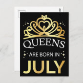 7月に生まれた女王たち ポストカード (正面/裏面)