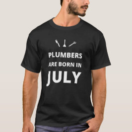 7月に生まれた配管工 Tシャツ
