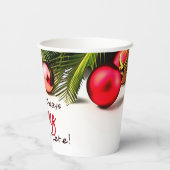 7月のおもしろいパーティー夏の熱帯ヤシ 紙コップ (裏面)