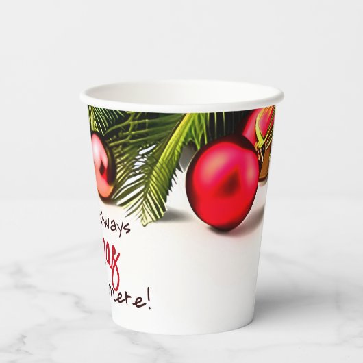 7月のおもしろいパーティー夏の熱帯ヤシ 紙コップ (裏面)