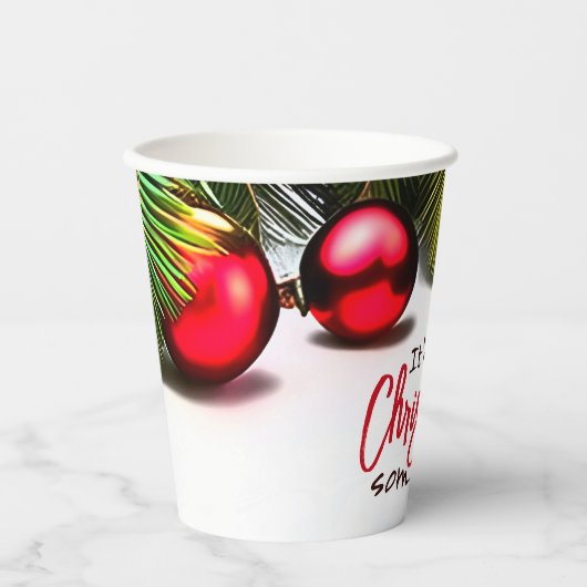 7月のおもしろいパーティー夏の熱帯ヤシ 紙コップ (正面)