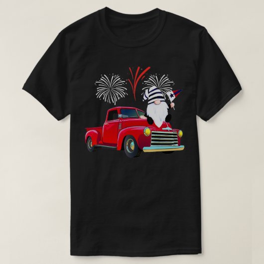 7月のお祝いおもしろいの4thアメリカ国旗の花火格言 tシャツ (デザイン正面)