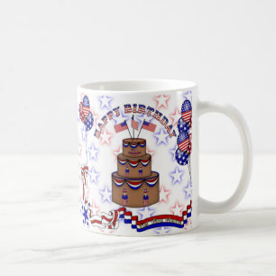 7月のお祝いの第4 コーヒーマグカップ