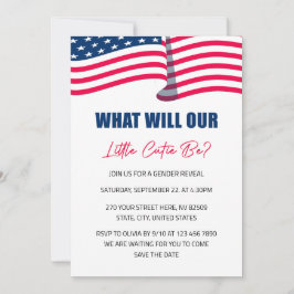 7月のかわいこちゃん4thの小さなジェンダーが明らかにする 招待状