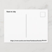 7月のはがき込み ポストカード (裏面)