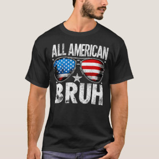 7月のアメリカの少年たち愛国心のある子供たち全員の第4回 Tシャツ