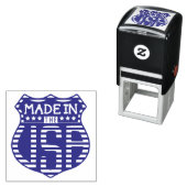 7月のアメリカ合衆国4日に作ら誇りを持ったれたロゴ セルフインキングスタンプ (インサイチュ)