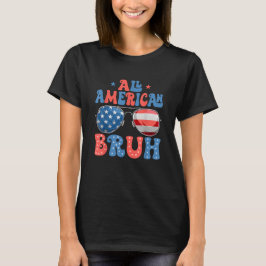7月のアメリカ愛国米国の全米ブラ4日 Tシャツ