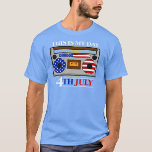 7月のアメリカ4日愛国的な休日(1) Tシャツ