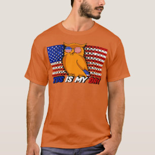7月のアメリカ4日愛国的な休日(3) Tシャツ