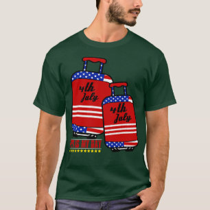 7月のアメリカ4日愛国的な休日(5) Tシャツ