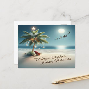 7月のウィッシュのクリスマス シーズンポストカード