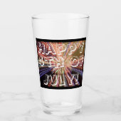 7月のガラスの幸せ4日 タンブラーグラス (正面)