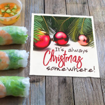 7月のクリスマスおもしろいことわざサマーパームツリー