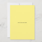 7月のクリスマスお祝いBBQパーティー 招待状 (裏面)