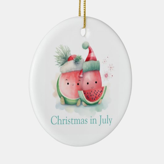 7月のクリスマスかわいい セラミックオーナメント (右)