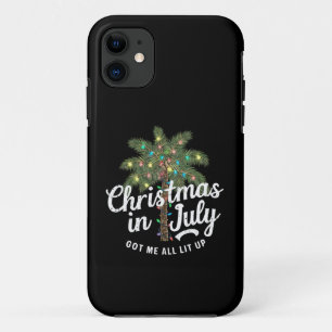 7月のクリスマスで燃え上がる iPhone 11 ケース