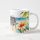 7月のクリスマスとサンタのビーチ ジャンボコーヒーマグカップ (右)