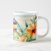 7月のクリスマスとサンタのビーチ ジャンボコーヒーマグカップ (右)