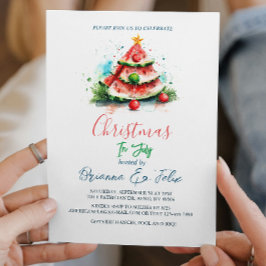 7月のクリスマスにスイカ 招待状