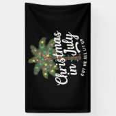 7月のクリスマスに私のテンションがおかしい 横断幕 (縦)