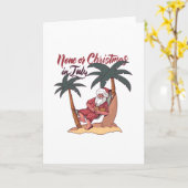 7月のクリスマスの贈り物にデザインなし カード (黄色い花)