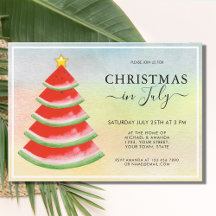 7月のクリスマスイカパーティー