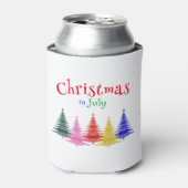 7月のクリスマスカラフルおもしろいパーティー 缶クーラー (缶正面)