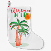 7月のクリスマスクリスマスストッキング スモールクリスマスストッキング (正面)