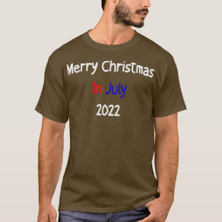7月のクリスマスサマーサンタクリスマス2022 Tシャツ