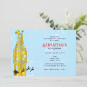 7月のクリスマスサマーサンタビール&バーベキュー誕生日 招待状 (スタンド正面)