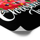 7月のクリスマスサマーデザインメロンクリスマス ポスター (角)