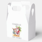 7月のクリスマスサマービーチ休暇クリスマス醜い フェイバーボックス (オープン)