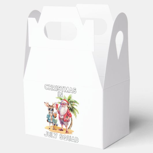 7月のクリスマスサマービーチ休暇クリスマス醜い フェイバーボックス (オープン)