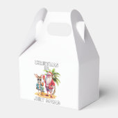 7月のクリスマスサマービーチ休暇クリスマス醜い フェイバーボックス (正面サイド)