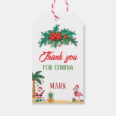 7月のクリスマスサンクスyouタグ ギフトタグ (正面)
