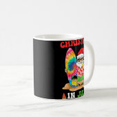 7月のクリスマスサンタ絞り染めサマーサーフサーフィン コーヒーマグカップ (正面右)