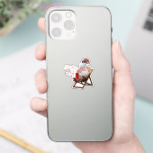 7月のクリスマスサンタ シール (スマートフォン)