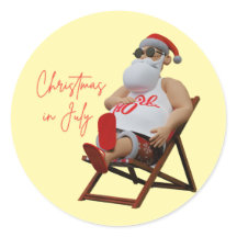 7月のクリスマスサンタ