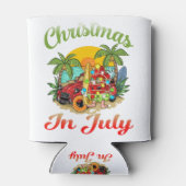 7月のクリスマスサーフィンサマースイカ 缶クーラー (裏面)