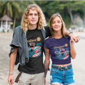 7月のクリスマスシャツサマーサンタクロース Tシャツ