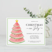 7月のクリスマススイカ夏のパーティー 招待状 (スタンド正面)