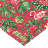 7月のクリスマストロピカルパターン ショートテーブルランナー (コーナー)