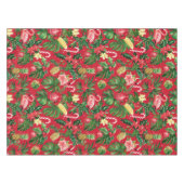 7月のクリスマストロピカルパターン テーブルクロス (正面(横))