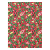 7月のクリスマストロピカルパターン テーブルクロス (正面)