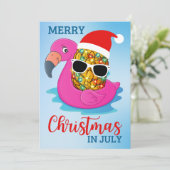 7月のクリスマスパイナップルサンタスハッフラミンゴホ シーズンカード (スタンド正面)