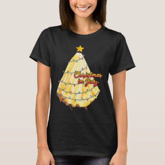 7月のクリスマスパイナップルツリーサマー Tシャツ